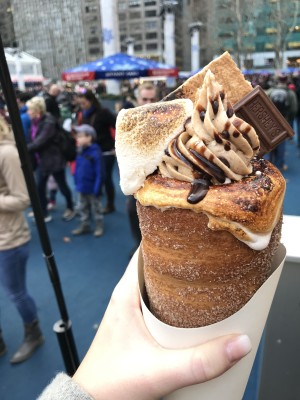 Winter Village at Bryant Park has some tasty delicacies to offer.