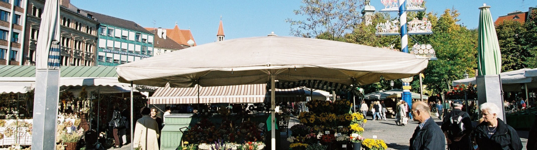 Der Viktualienmarkt ist eine echte Institution in München.