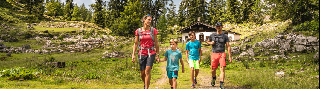 Familienurlaub auf der Steinplatte mit Abenteuern für Groß und Klein.