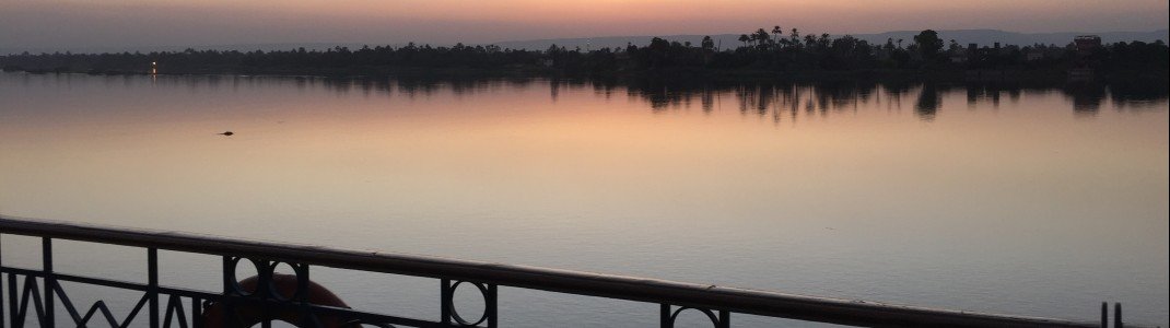 Vor Anker in Luxor