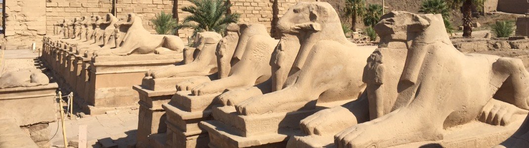 Eingang zur Tempelanlage von Karnak