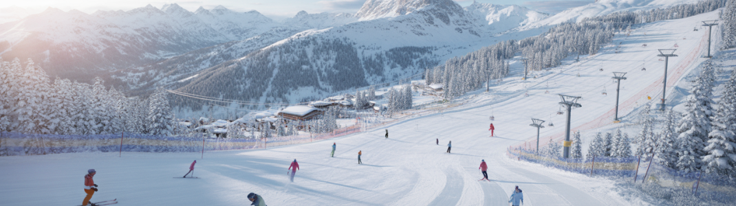 Die Alpen bieten eine riesige Auswahl an Skigebieten für alle Könnerstufen.