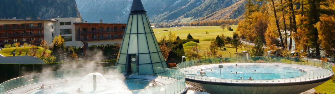 Badevergnügen mit Blick auf die Dreitausender - das gibt's nur im AQUA DOME