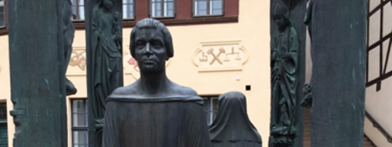 Das Thomas Müntzer Denkmal in Stolberg