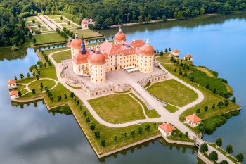The enchanting Moritzburg Castle is considered one of the greatest highlights of Saxony.