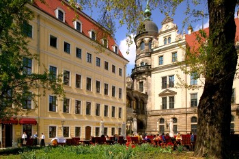 The Residenzschloss Dresden combines various architectural influences.