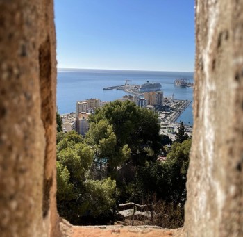 Former arrow slits now offer unique views over the city and the Mediterranean.