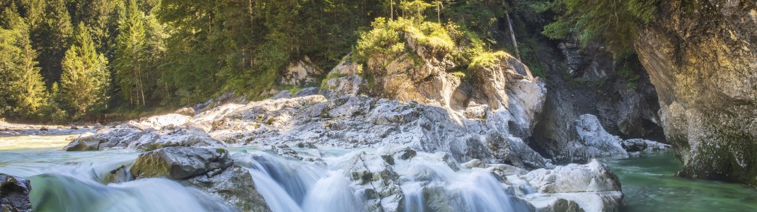 Der Wasserreichtum der Region zeigt sich durch die hohe Anzahl an Seen, Flüssen, Klammen und Mineralwasser.