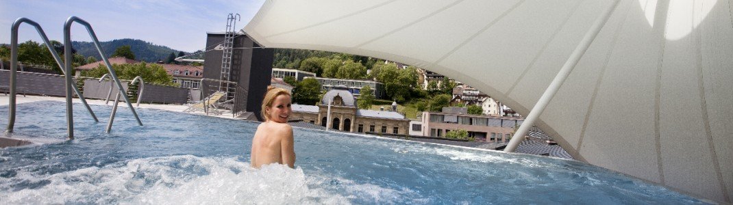 Baden unter freiem Himmel.