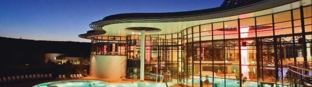 Die KissSalis Therme ist auch nachts ein Erlebnis