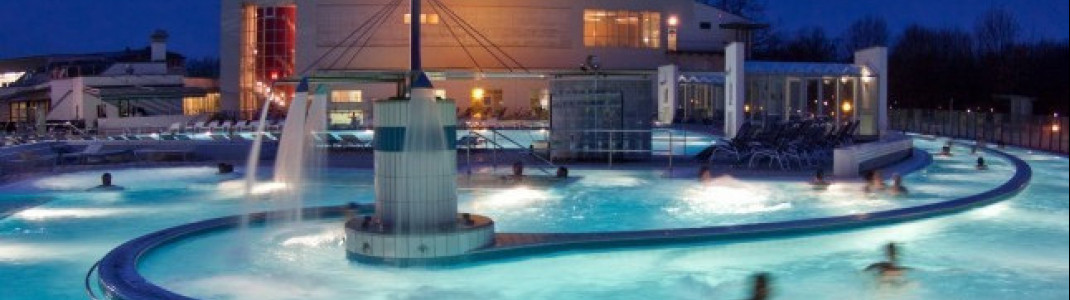 120 Meter misst der Strömungskanal der Europa Therme.