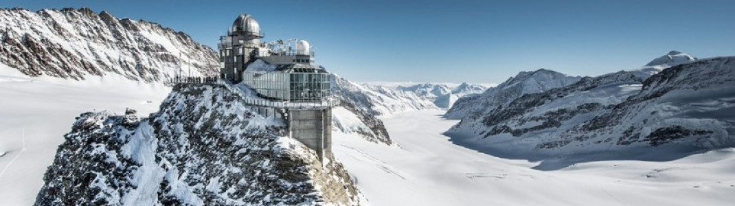 Das Jungfraujoch im Berner Oberland.