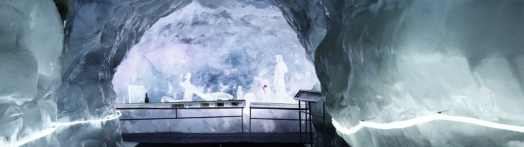 Der Gletscher-Palast auf dem Klein Matterhorn.