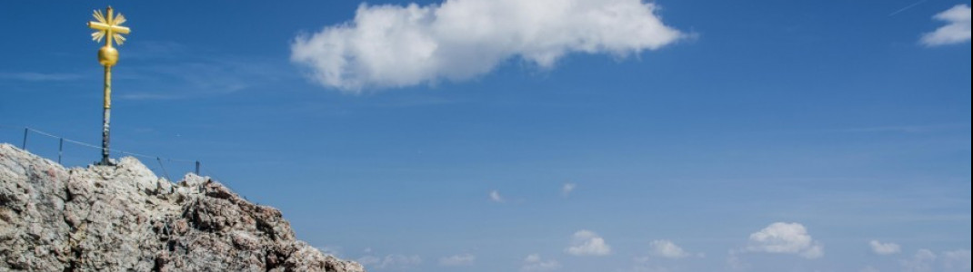 Die Zugspitze - Deutschlands höchster Gipfel.