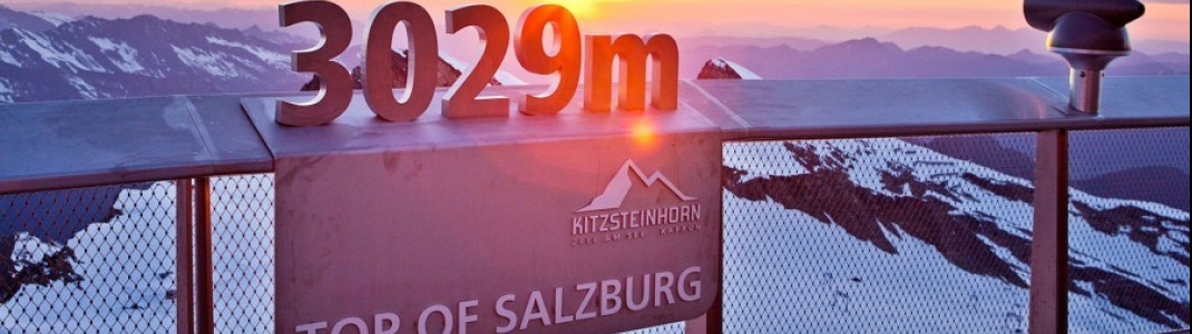 Atemberaubende Ausblicke am Kitzsteinhorn.