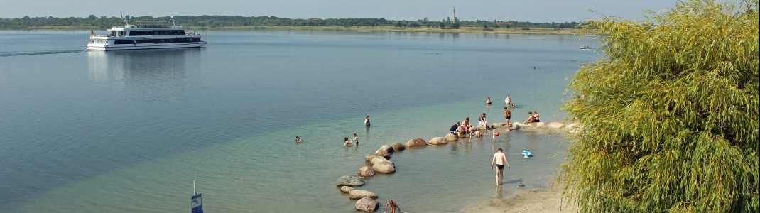 Strandbesuch oder Schifffahrt? Am Markkleeberger See ist beides möglich.