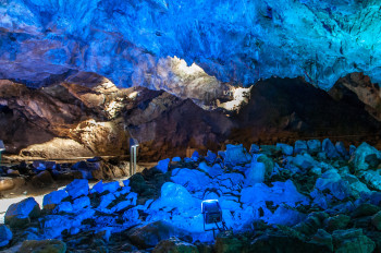 Die Iberger Tropfsteinhöhle war einmal ein Korallenriff in der Südsee.