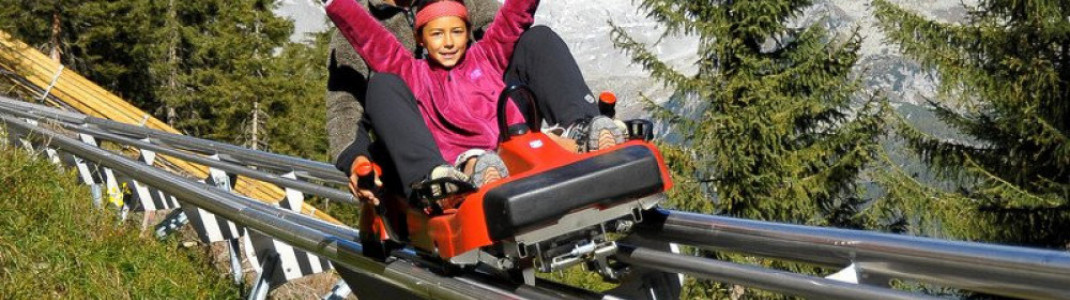 Der Klausberg Flitzer gilt als längste Achterbahn in den italienischen Alpen.