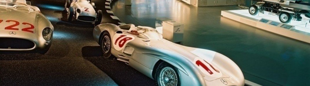 Silberpfeilkurve im Mercedes Benz Museum