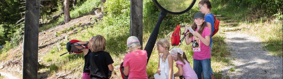 Auf dem Forscherpfad in Serfaus-Fiss-Ladis.