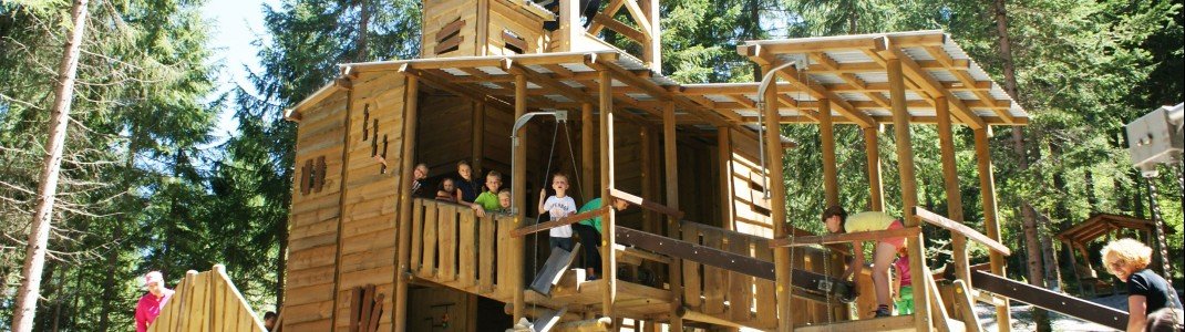 Das "Bergwerk" im Wichtelpark Sillian im Hochpustertal.