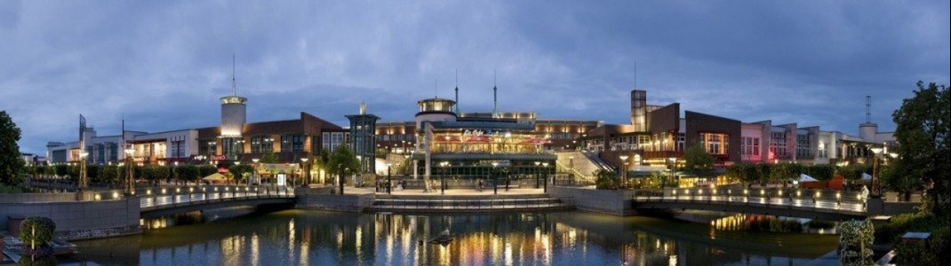 Das CentrO, Europas größtes Shoppingzentrum, bildet das Herzstück der Neuen Mitte Oberhausen.