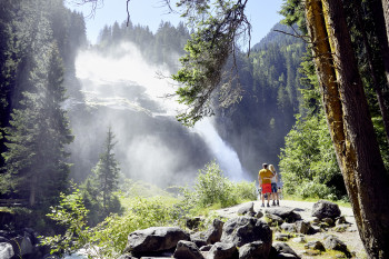 Die Krimmler Wasserfälle gehören sicher zu den eindrucksvollsten Naturschauspielen der Alpen.