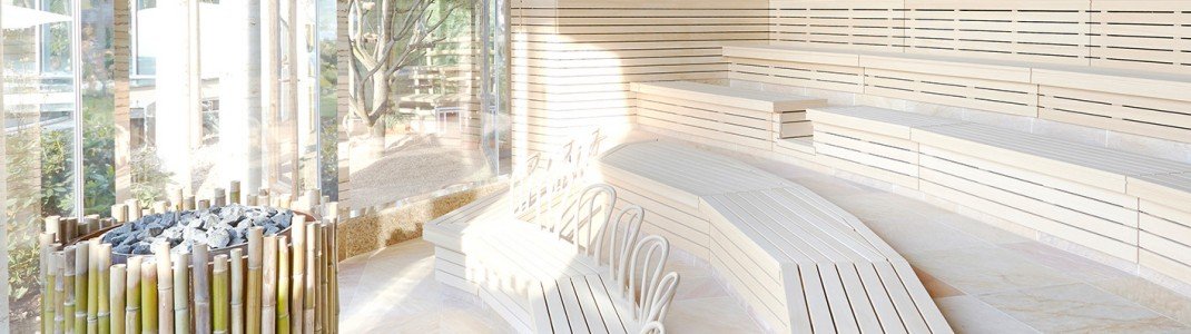 In der neuen Meditationssauna finden Klangschalenzeremonien statt