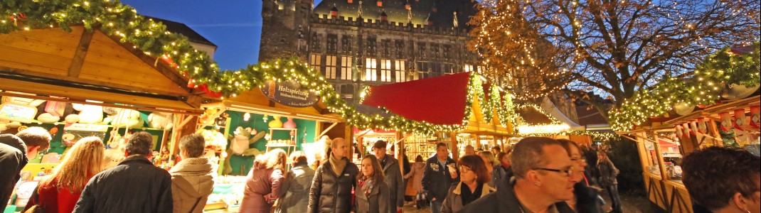 Katschhof is the heart of Aachen's Christmas market.