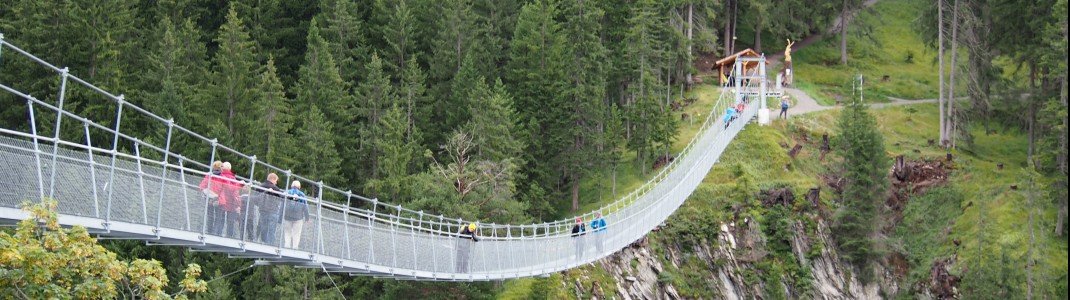 Österreichs längste Hängebrücke ist das Highlight der zweiten Etappe