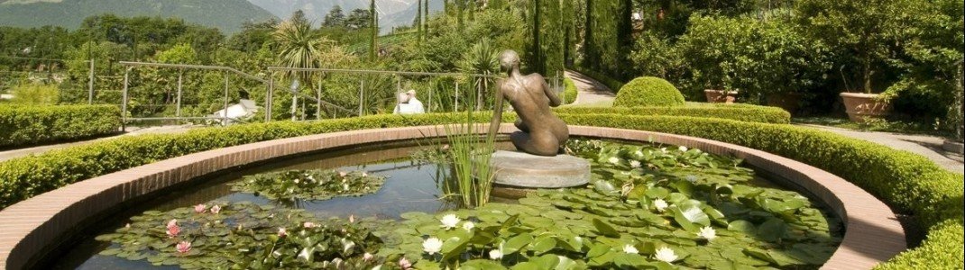 Die Gärten von Schloss Trauttmannsdorff sollten in Meran zum Abschluss der Wanderung besucht werden