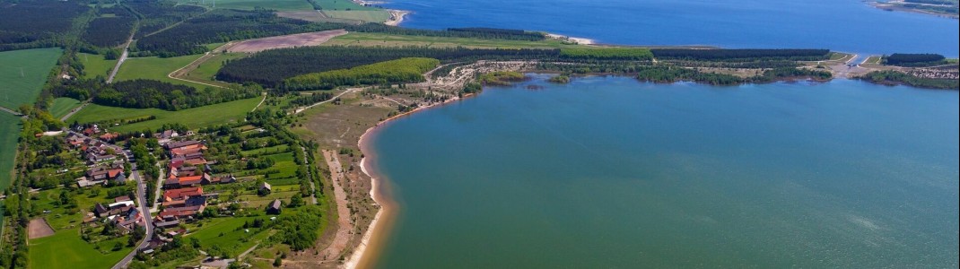 Der Sedlitzer See begeistert mit seinem langen Seestrand.