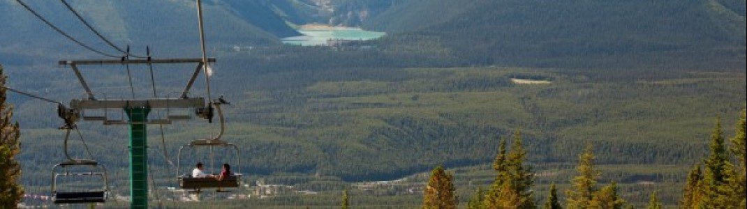 Hoch hinaus mit der Lake Louise Gondola