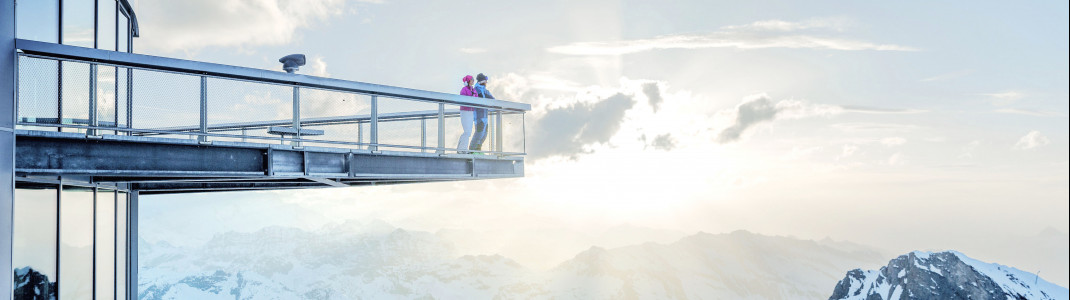 Die Plattform TOP OF SALZBURG am Kitzsteinhorn ist auf 3.029 Metern Höhe der höchstgelegene Aussichtspunkt im Salzburger Land.