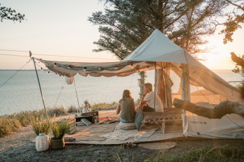 Nordisk combines the Scandinavian Hygge lifestyle with glamping.