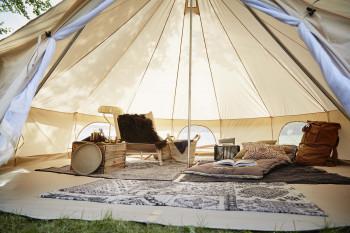 With glamping, the extras make all the difference.