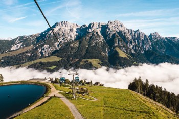 Auch im Herbst erreichst du viele Wanderwege bequem mit der Bergbahn.