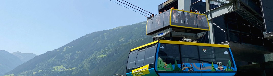Das neue Panoramadeck der Arhornbahn sorgt für ein einzigartiges Freiluft-Erlebnis.