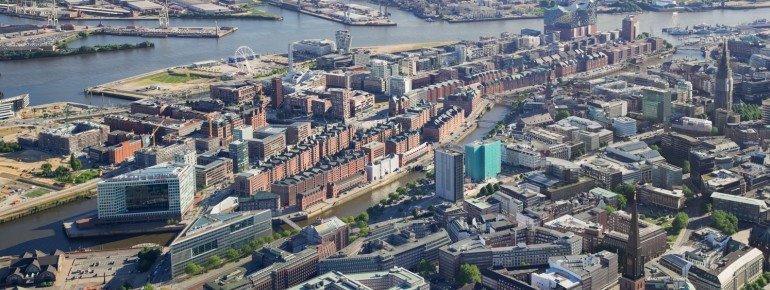 Das weltweit einzige Speicherensemble von oben.