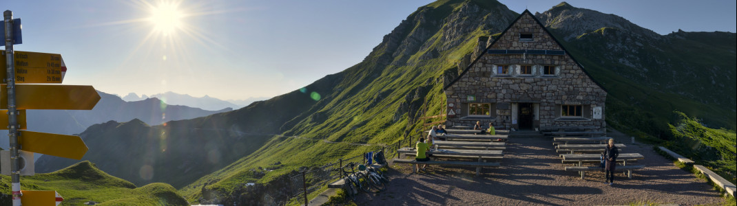 View of the Pfälzerhütte