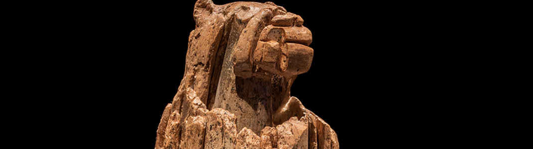 31 Zentimeter groß ist der Löwenmensch aus Mammutelfenbein.