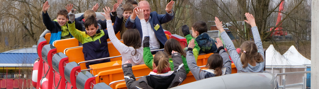 Der neue BRIO Wellenreiter im Ravensburger Spieleland begeistert große und kleine Besucher.