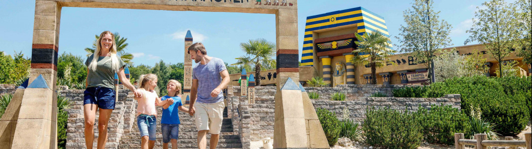 Das Legoland Deutschland führt seine Besucher auf eine abenteuerliche Reise ins antike Ägypten.
