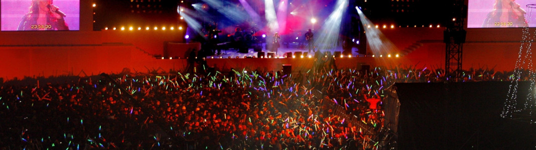 Concerts at Dam square in Amsterdam