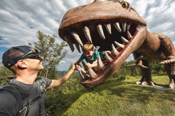 Im Triassic Park erlebt ihr Dinosaurier hautnah.