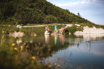 Entdecke die traumhafte Natur der Steinplatte zu Fuß oder mit dem Rad.