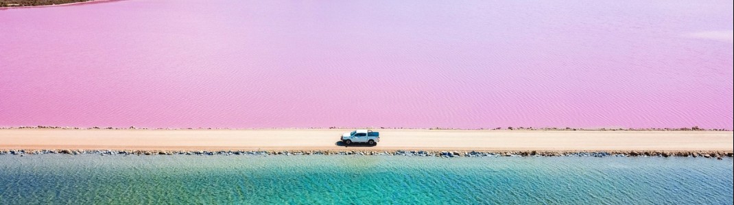 Beenindruckendes Farbenspiel: Der Lake MacDonell in Western Australia.