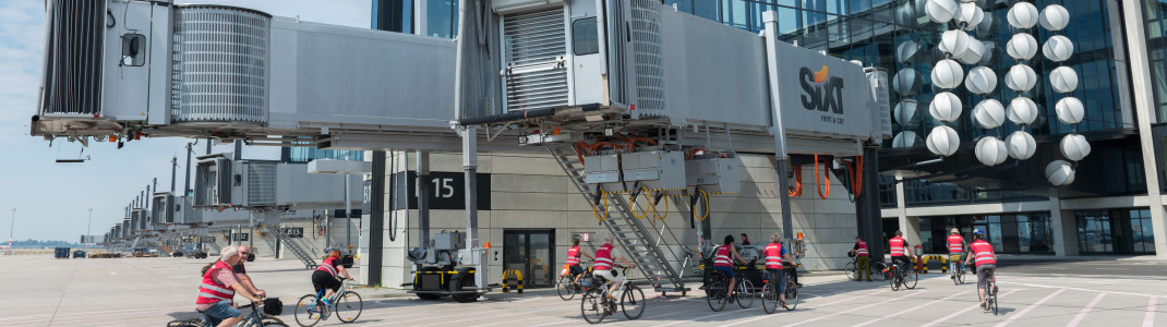 Aus dieser Perspektive sieht man die Gates nur selten.