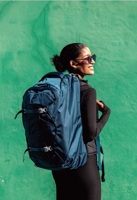 Handgepäck mit System: Ein Rucksack spart Platz, Gewicht und Nerven.