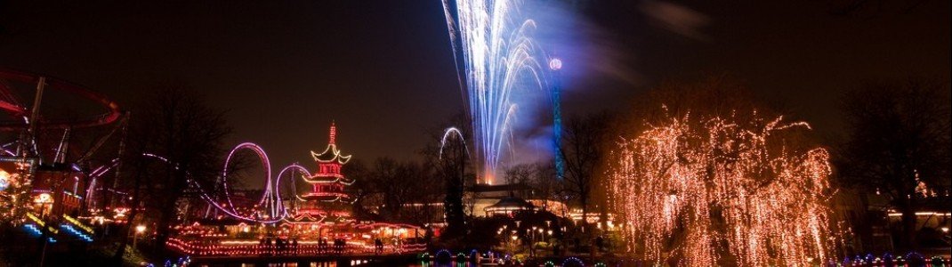 Feuerwerk Festival im Tivoli Vergnügungspark